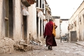Monk, Shigatse, Street, Tibet