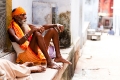 India, Sleeping, Varanasi